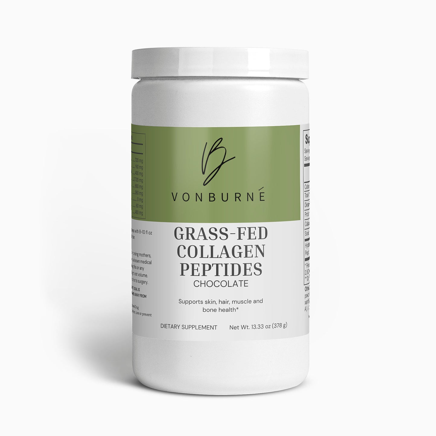 Grass-Fed Collagen Peptides Powder (Chocolate)